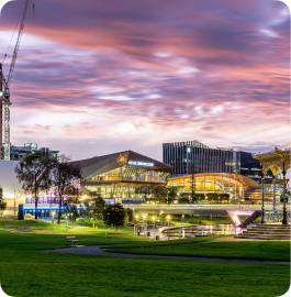 Business class travel to Adelaide
