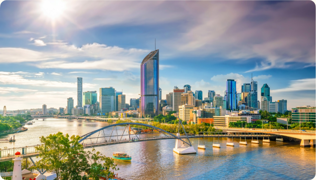 Business class travel to Brisbane