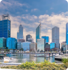 Business class travel to Perth