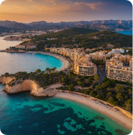 Business class travel to Mallorca